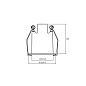 ART-GR44 LED Светильник встраиваемый Downlight   -  Встраиваемые светильники 